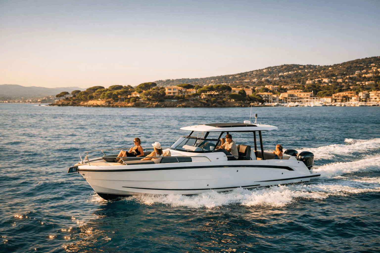 Boat rental on the French Riviera — rent a boat in Sainte-Maxime near Saint-Tropez